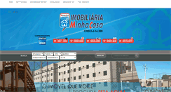 Desktop Screenshot of imobiliariaminhacasa.com.br