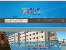 Tablet Screenshot of imobiliariaminhacasa.com.br